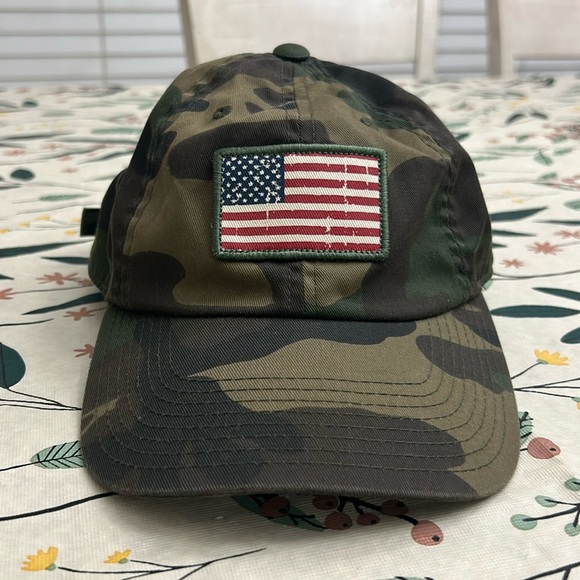 American Needle Other - American Needle Inc. Camouflage American Flag Patch USA Unisex Baseball Cap Hat